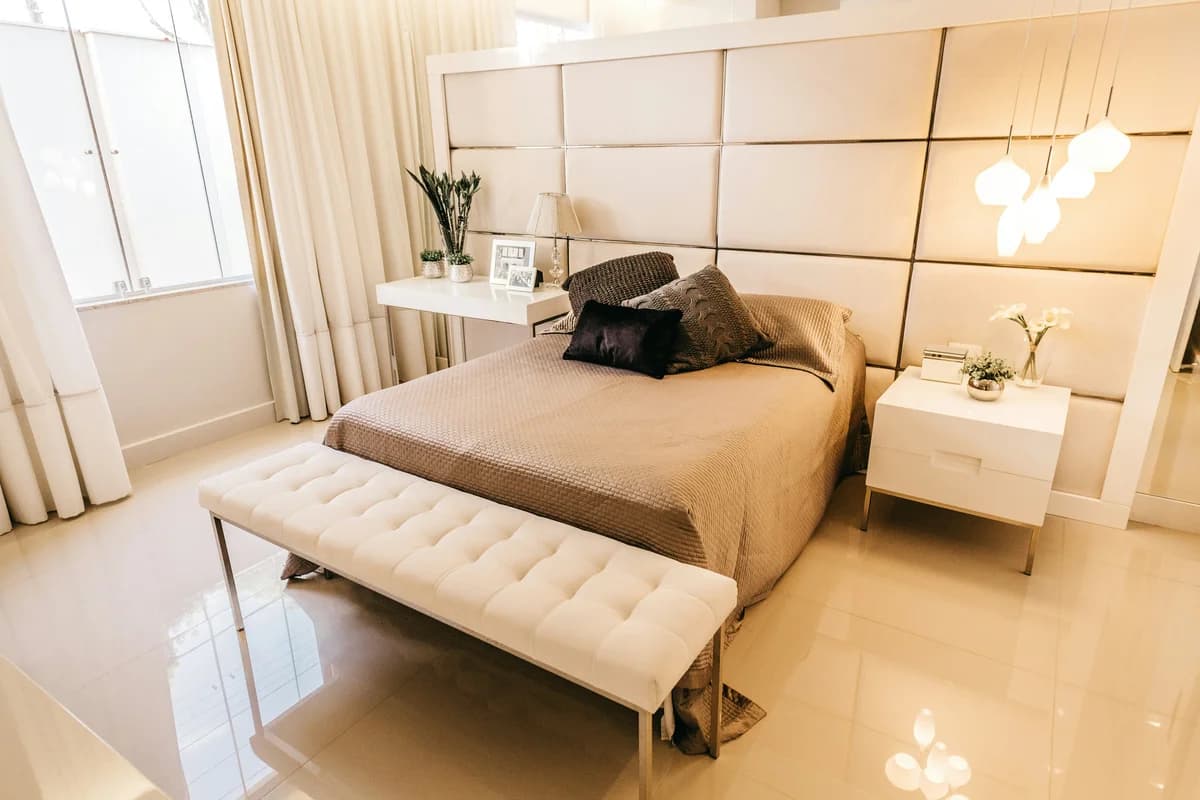 Master bedroom with terrace