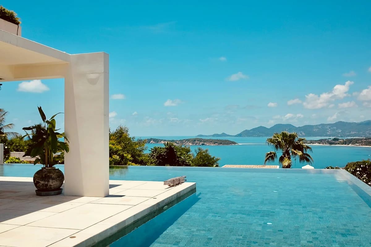 Infinity Pool: A 22-metre infinity pool suspended above the Mediterranean. Swim towards the horizon.